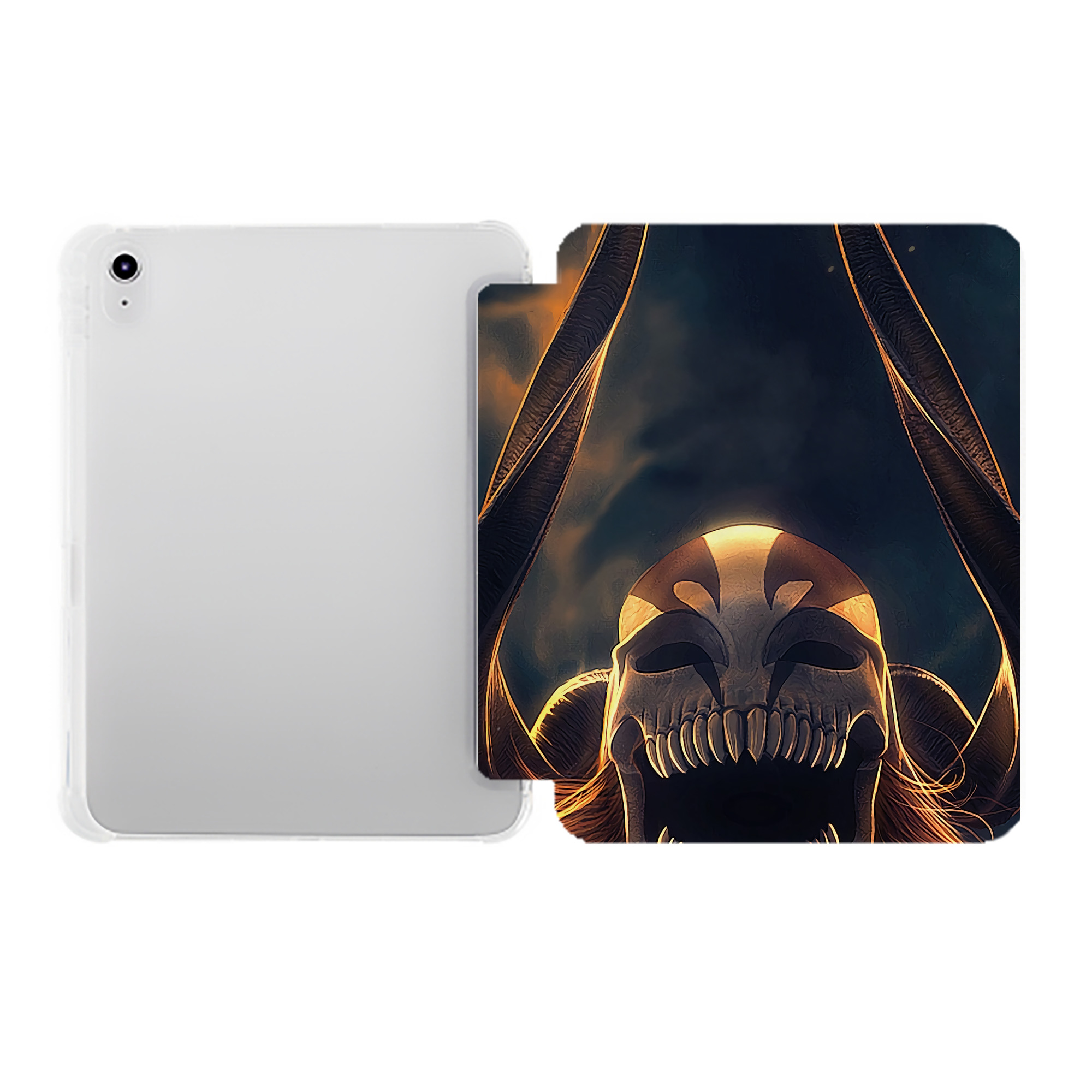 （画像用） ブリーチ BLEACH IPad ケース ペン収納付き 三つ折りスタンド PUレザー×シリコン 対応機種9.5/10.5/10.9インチ